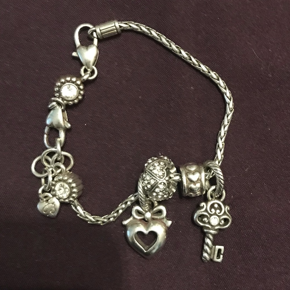 Brighton Charm Bracelet w/ 4 charms